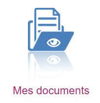 Bouton d'accès au menu « Mes documents »