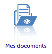 Bouton d'accès au menu « Mes documents »